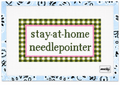 Gingham Stay-at-home-needlepointer