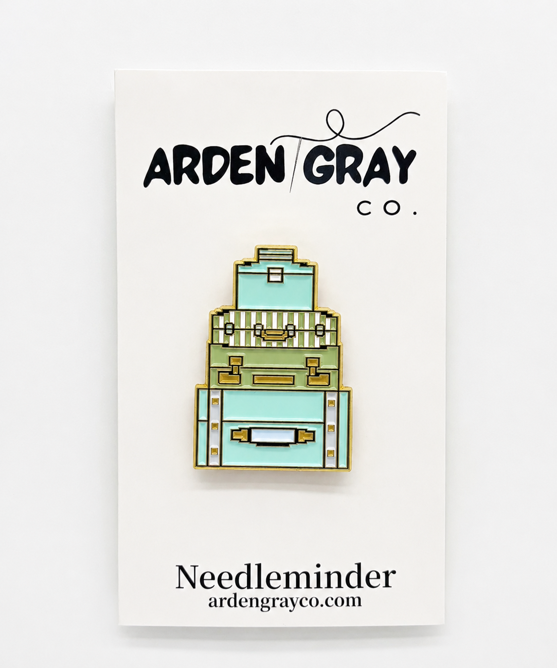 Stack of Suitcases Needleminder