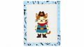 Shop Charlie the Cowgirl Kitty by CMC Stitches, an 18 mesh needlepoint canvas with a 5" x 2.9" design. Unstitched; threads not included.