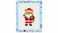 Shop Santa Kitty by CMC Stitches, an 18 mesh needlepoint canvas with a 3.2" x 5" design for holiday stitching. Threads not included.