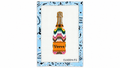 Shop Flame Veuve by C'ate La Vie, a 6.5" x 2" needlepoint canvas on 18 mesh. Unstitched, with threads not included. Fair Isle Needleworks.
