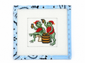 Shop the Pub Frogs coaster needlepoint canvas by Kate Crady Designs on 13 mesh at Fair Isle Needleworks. Canvas only; threads not included.