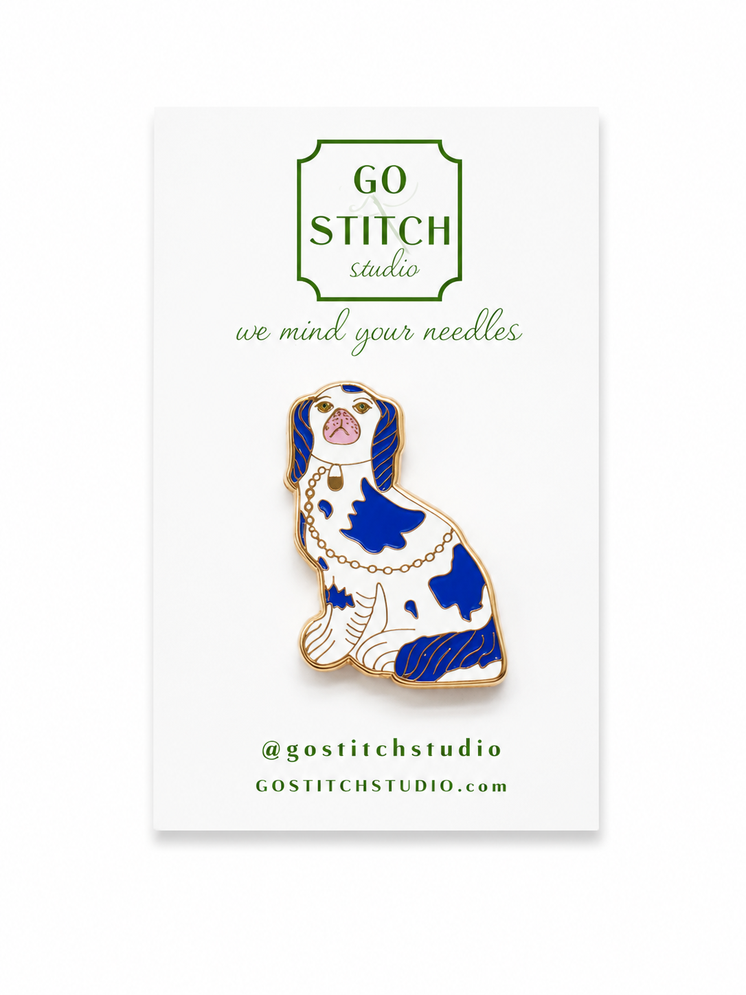 Chinosserie Dog Needleminder