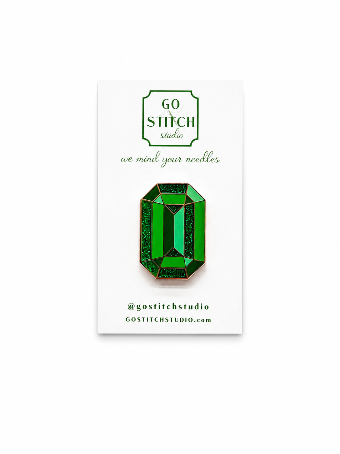 Green Diamond Shape Needleminder