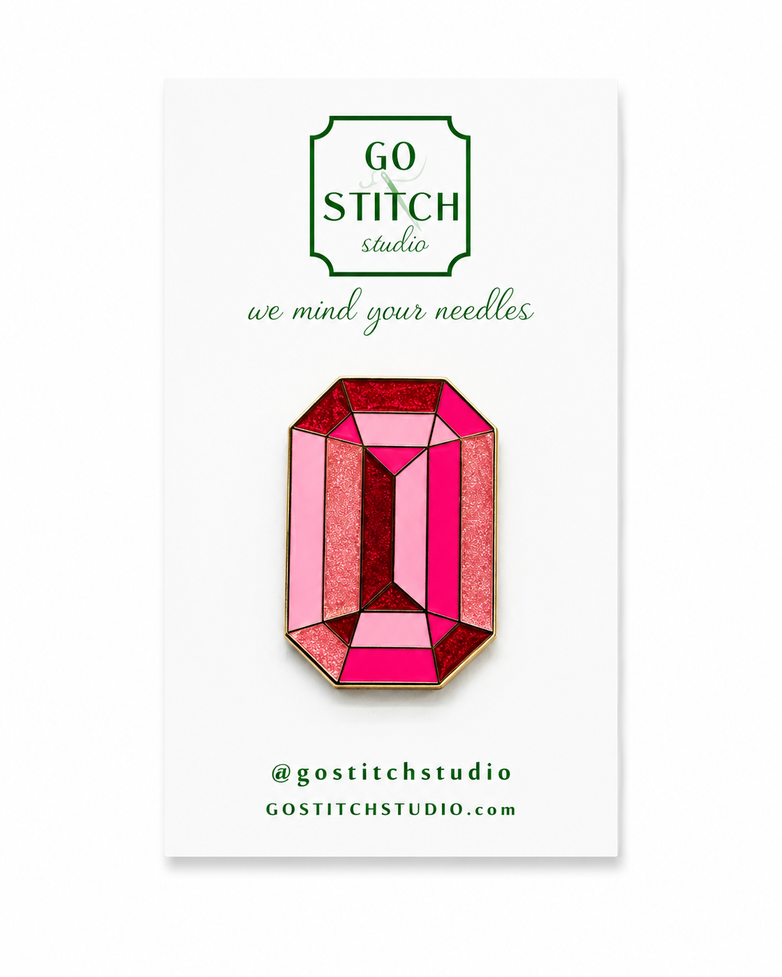 Pink Diamond Shape Needleminder