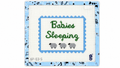 Shop Blue Baby Sleeping by Good Point Needlepoint in 13 or 18 mesh. Create a sweet nursery keepsake with this needlepoint canvas. Threads sold separately.