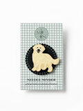 English Cream Golden Retriever Dog Needleminder