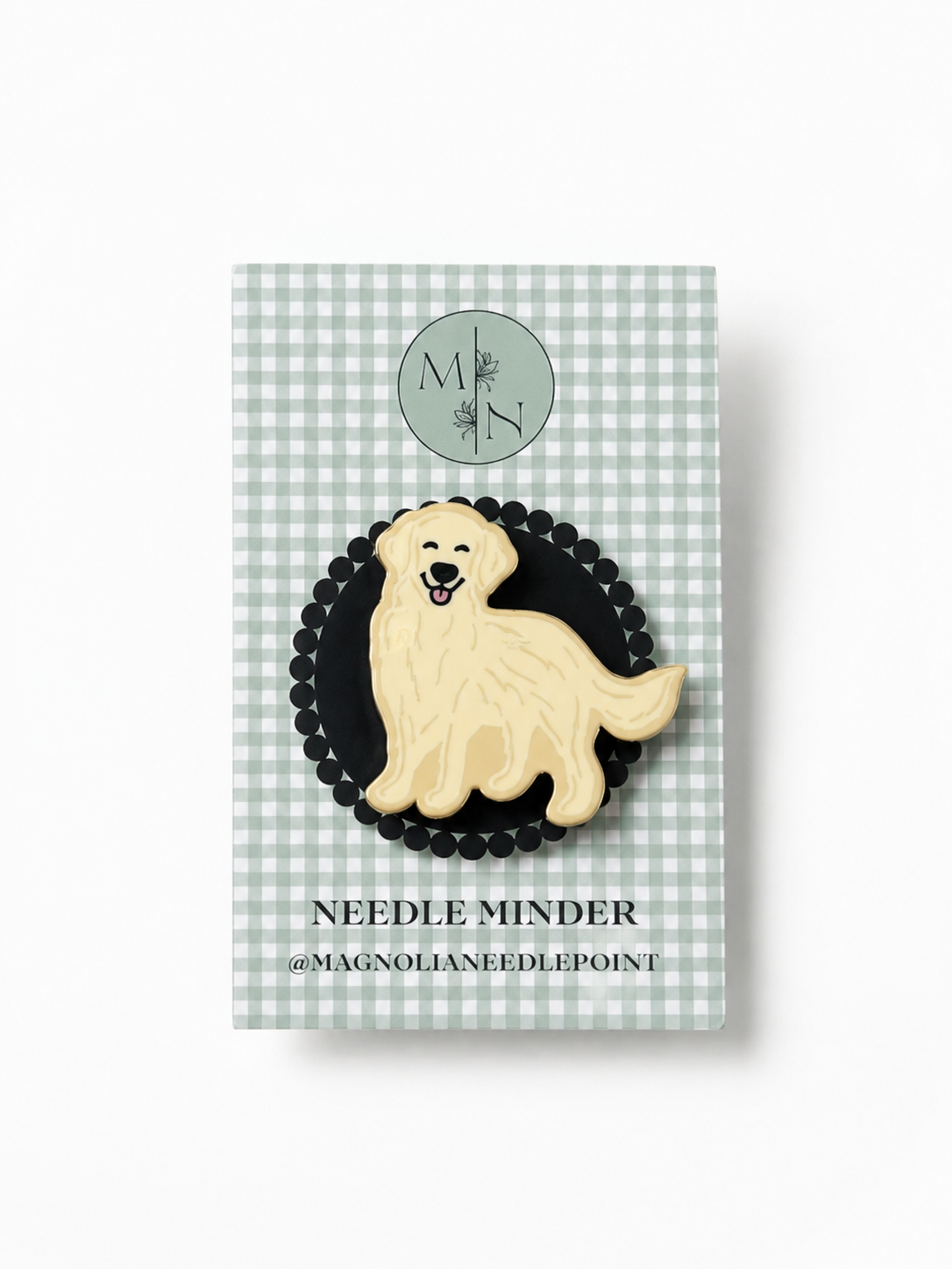 English Cream Golden Retriever Dog Needleminder