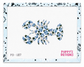Hand-painted Hydrangea Lobster needlepoint canvas by Poppy Designs. 13 mesh, 5.75x3.5" design. Threads not included. Shop premium coastal canvases.