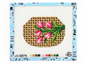 Shop Basketweave Tulips Kiss Lock by Jeni Sandberg. A 13 mesh needlepoint canvas with an approximately 5.2 x 7-inch design. Threads not included.