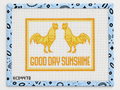 Shop the Good Day Sunshine hand-painted needlepoint canvas by SCT Designs. 13 mesh, 9" x 7 1/4". Each canvas is individually hand-painted. Thread sold separately.