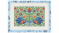 Shop Turkey Scrollwork by KCN Designers, a hand-painted 18 mesh needlepoint canvas with an 8.75" x 5.75" design. Threads not included.