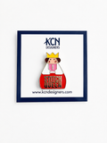 Keep your needle safe and close with the KCN Stitch Queen Needle Minder — a must-have magnetic accessory for needlepoint stitchers.