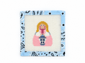 Shop Taylor Beach Chinoiserie Stitch It Angel, a 2 x 3-inch needlepoint canvas on 13 mesh at Fair Isle Needleworks. Threads not included.