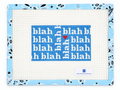 Stitch a playful "Blah Blah Blah" design with this 13 mesh needlepoint canvas by Little Stitches Needleworks. Design area approx. 4 x 6.75".