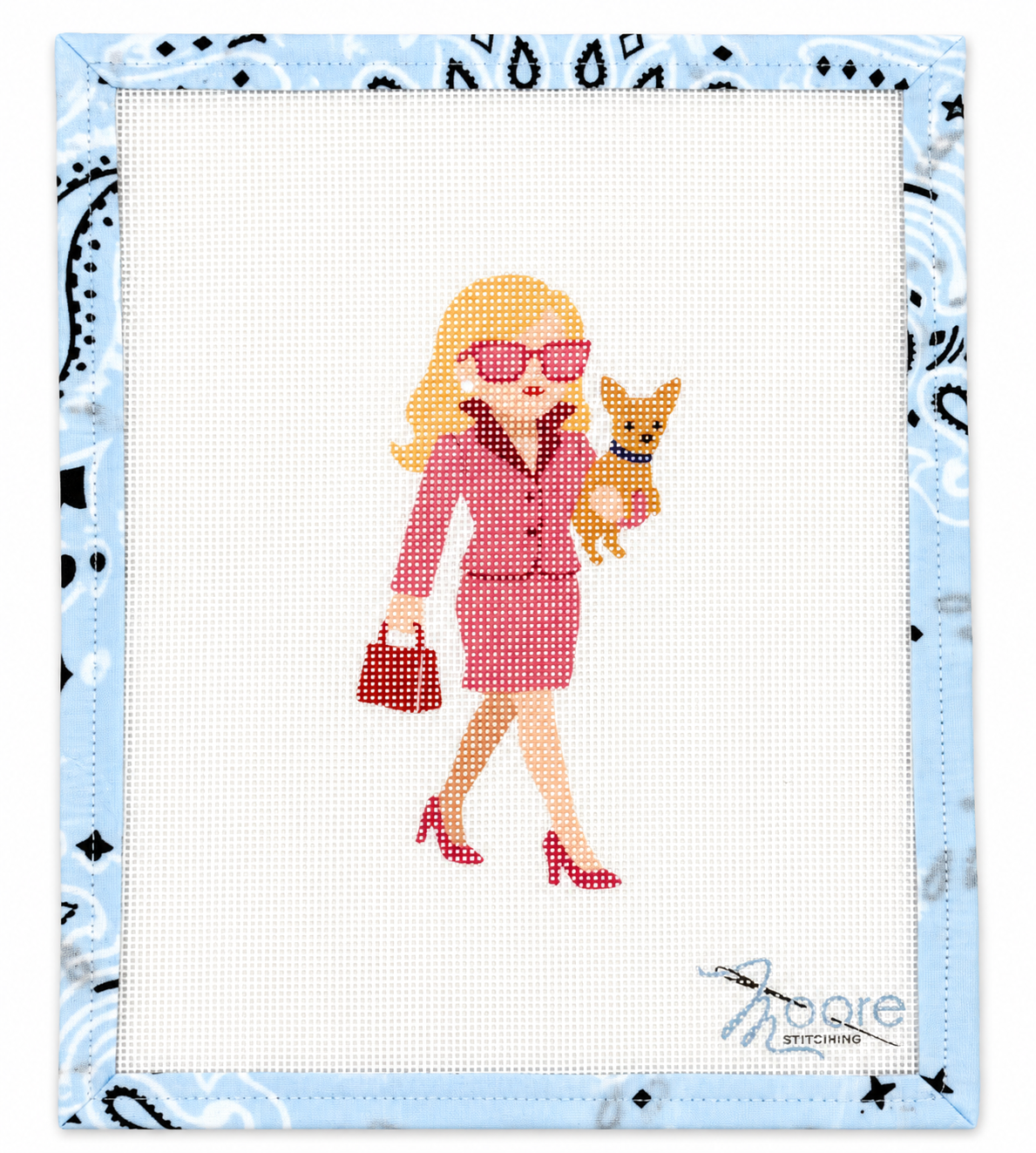 Elle Woods Needlepoint Canvas