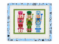 Shop Sara Kay Three Nutcrackers from Nash & Daughters, a 13 mesh needlepoint canvas with a 10.75" x 8.25" design. Threads not included.