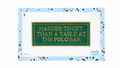 Shop Harder Than Polo Bar by Needlemouth, an 18-mesh needlepoint canvas with a 9 x 3.7-inch design. Threads sold separately at Fair Isle Needleworks.