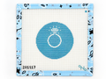 Stitch a keepsake engagement ornament on this 18 mesh needlepoint canvas, with room to personalize the date. 8 x 8" canvas, 4 x 4" design.