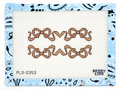 Stitch a chic neutral double ribbon bow clutch insert with this 18 mesh needlepoint canvas by Penny Linn. Approx. 2.75 x 5.3". Shop now.