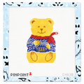 Chocolate Teddy Bear - Blue Sweater