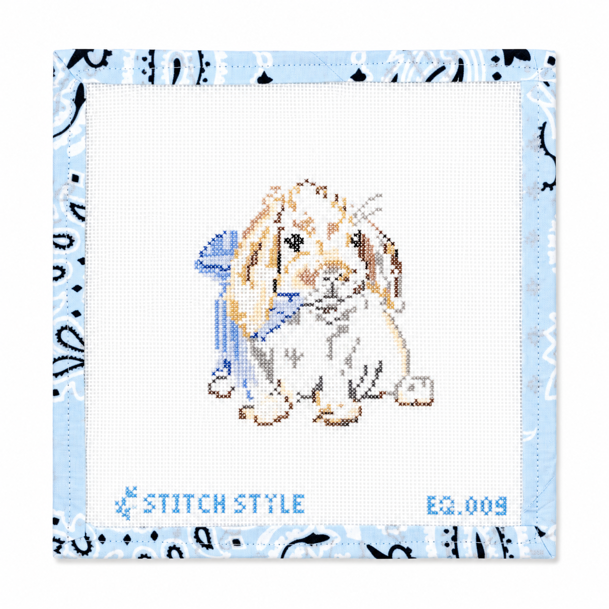 Bunny and Blue Bow
