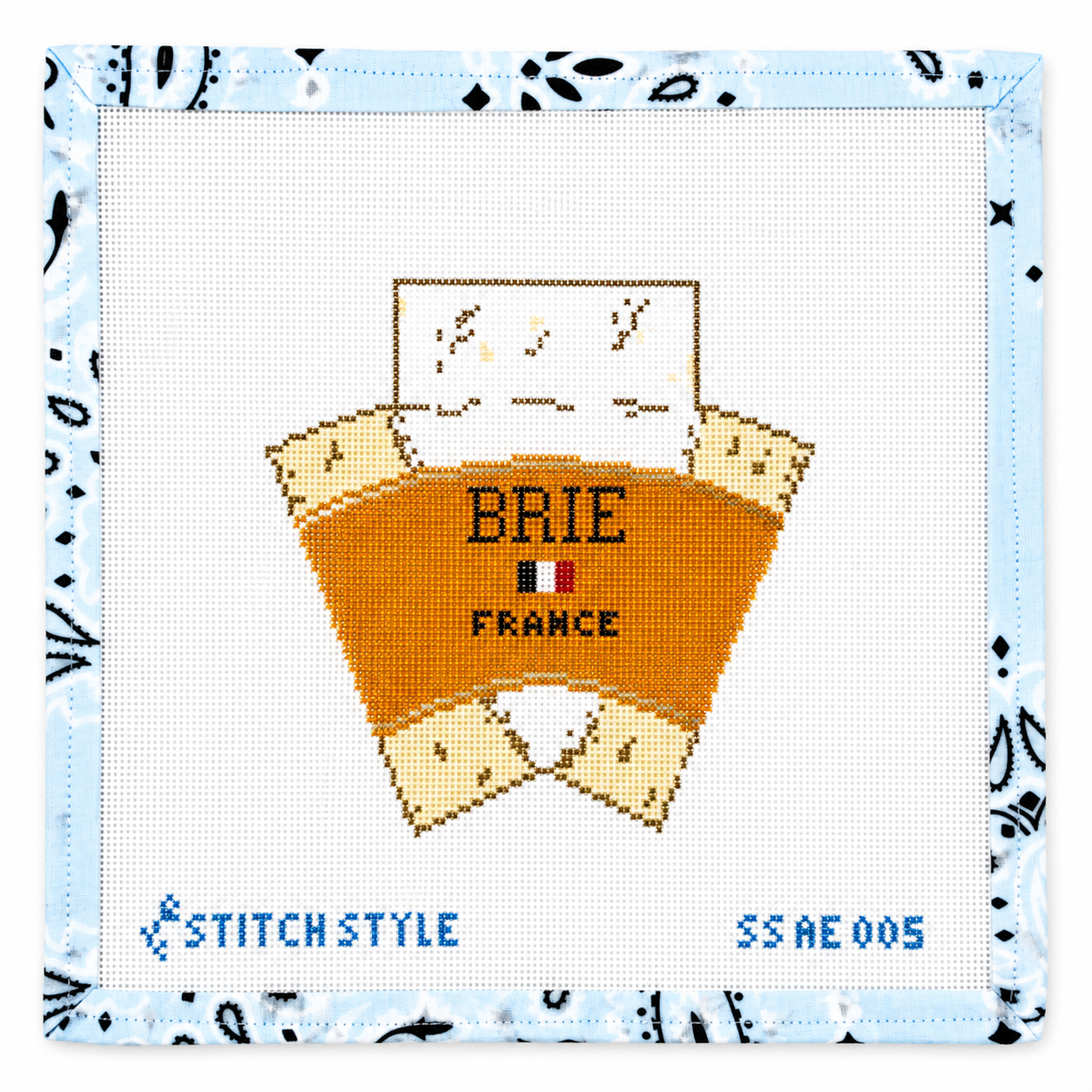 3D Wedge of Brie Cheese