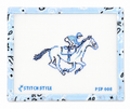 Kentucky Derby: Jockey on Horseback Needlepoint Canvas