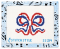 Patriotic Bow with Stitch Guide