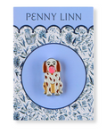 Keep your needle close with the Lazy Doodle Designs Bubblegum Staffy Brown Needleminder — a charming magnetic needle holder for needlepoint stitchers. A fun and practical stitching accessory.