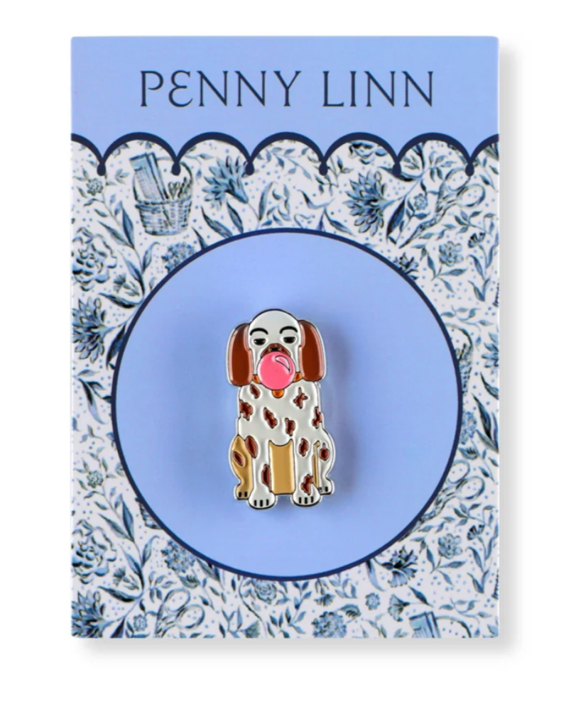 Keep your needle close with the Lazy Doodle Designs Bubblegum Staffy Brown Needleminder — a charming magnetic needle holder for needlepoint stitchers. A fun and practical stitching accessory.