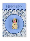 Keep your needle handy with the Lazy Doodle Designs Bubblegum Staffy Needleminder — a magnetic needle holder featuring an adorable staffy design. A sweet gift for any needlepoint lover.