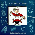  Keep your needle close with the Mrs. Claus magnetic needleminder by Atlantic Blue Canvas. Add festive cheer to your needlepoint stitching.