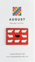 Keep your needle close with the Diana Black Sheep magnetic needle minder by August Design Works. Shop this needlepoint accessory at Fair Isle Needleworks.