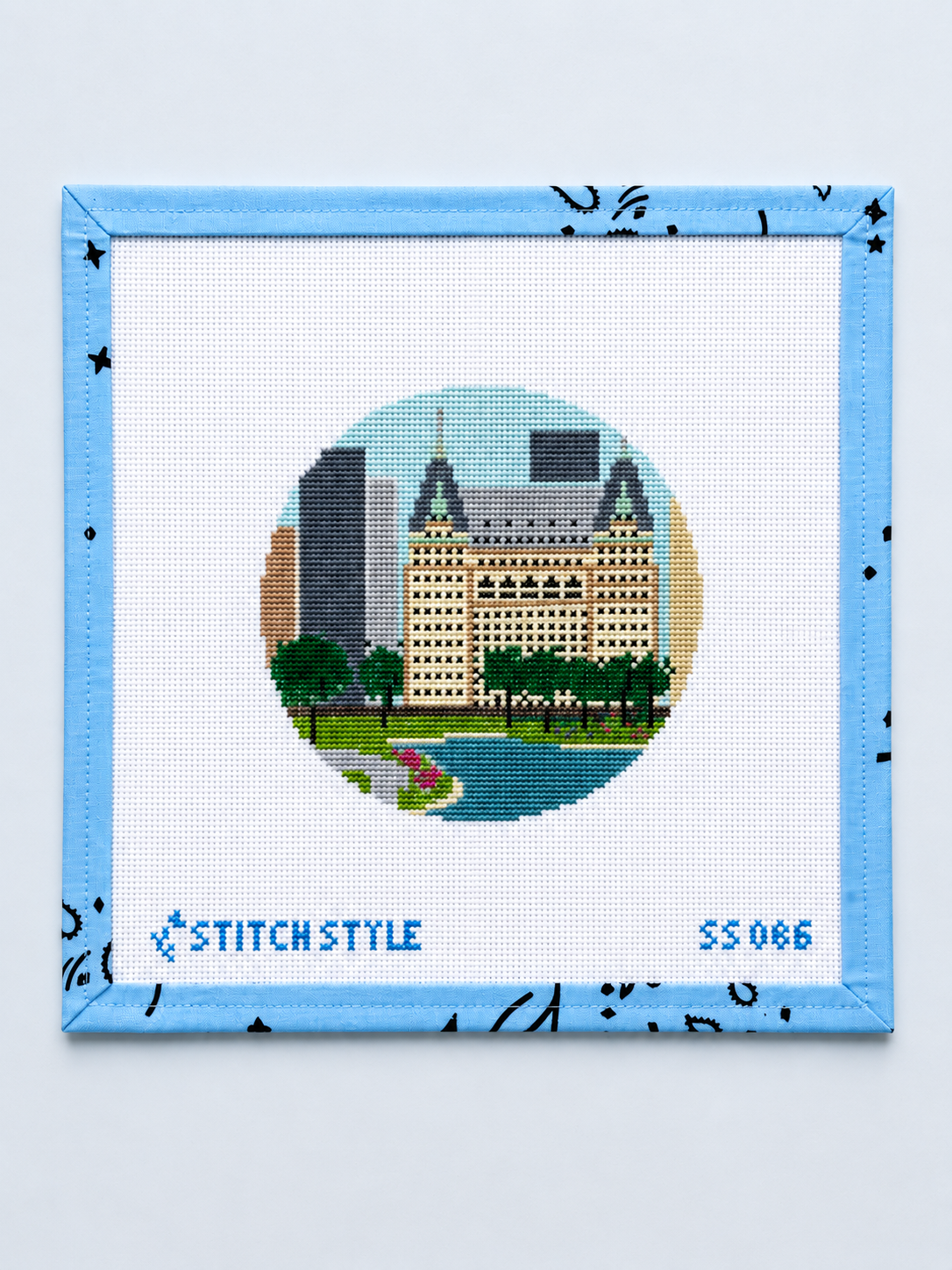 Plaza Hotel Needlepoint Canvas