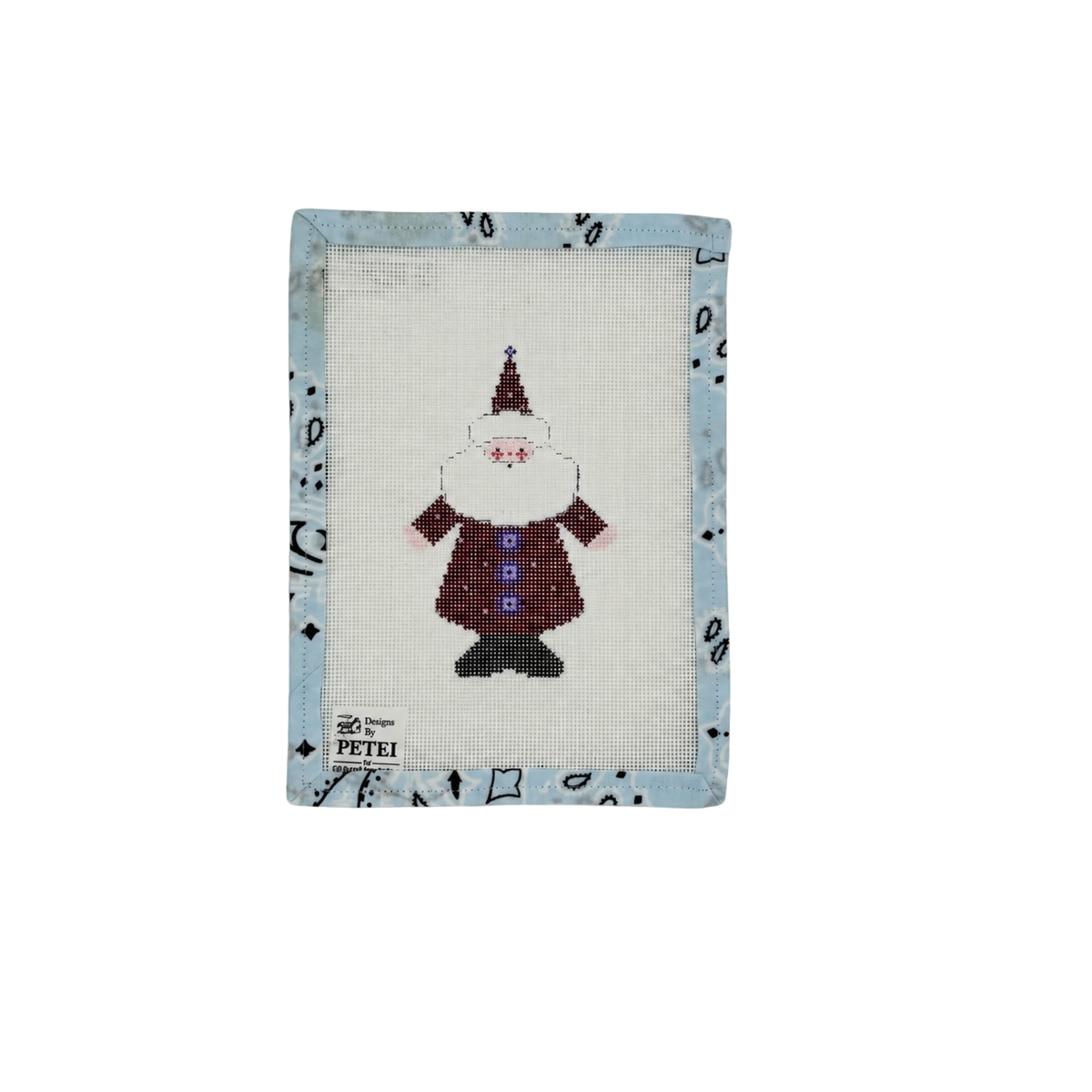 Marionette Santa Needlepoint Canvas
