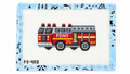 Shop FDNY Fire Truck by The Painted Stitch, a 13 mesh needlepoint canvas with a 6.5" x 3" design inspired by New York City. Threads not included.