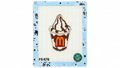 Shop Ice Cream Cup by The Painted Stitch: vanilla swirl and hot fudge on an 18 mesh needlepoint canvas. 3" x 4.5" design. Threads not included.