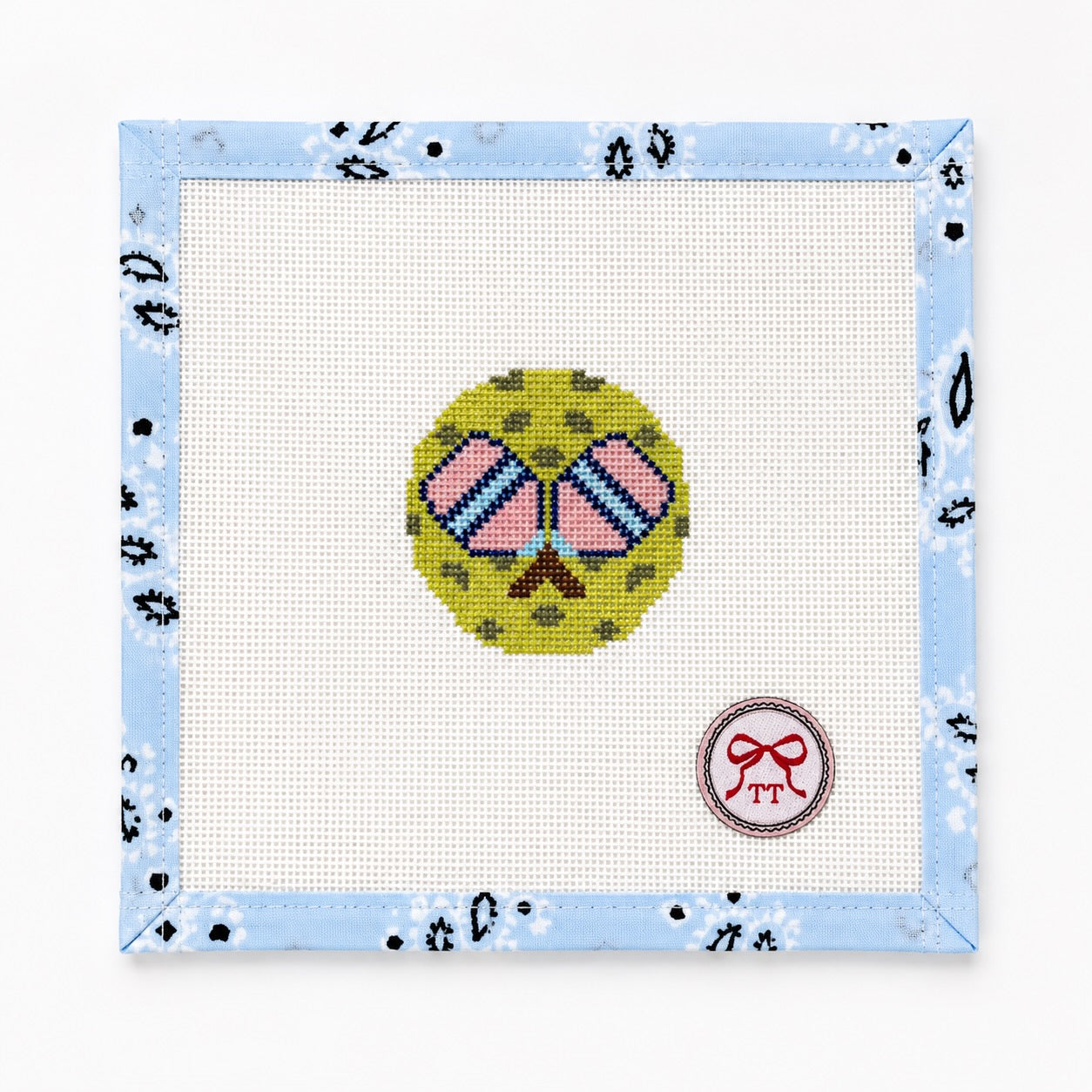 Threading Treasures Pickleball with Paddles on 18 Mesh
