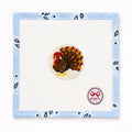 Threading Treasures urkey Round Needlepoint Canvas