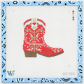 Alpha Phi Boot Needlepoint Canvas