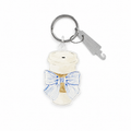 Coffee Cup with Bow and Threader Keychain